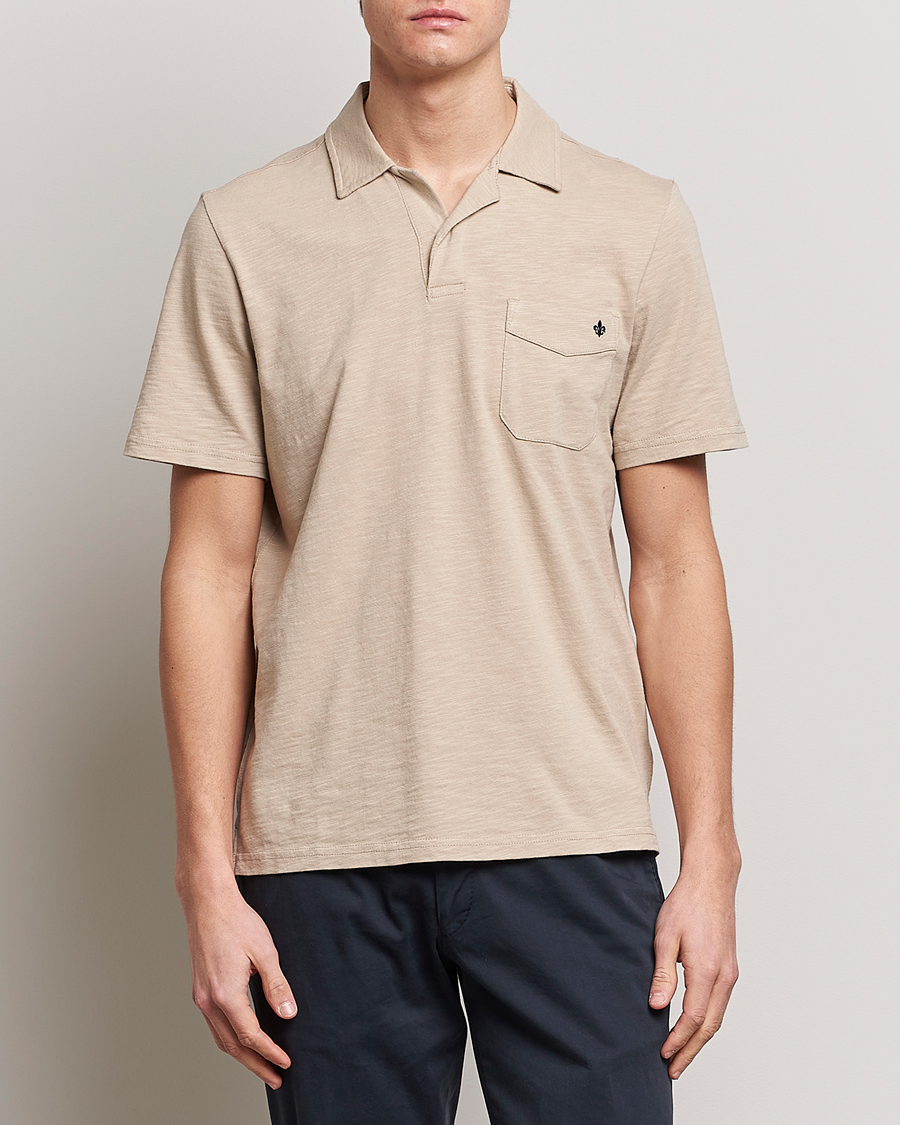 Herre | Polotrøjer | Morris | Clopton Cotton Blend Polo Khaki