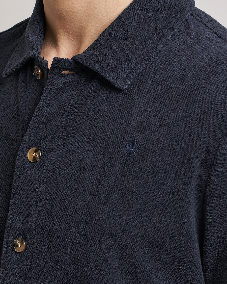 Herre | Skjorter | Morris | Hunter Terry Short Sleeve Shirt Old Blue
