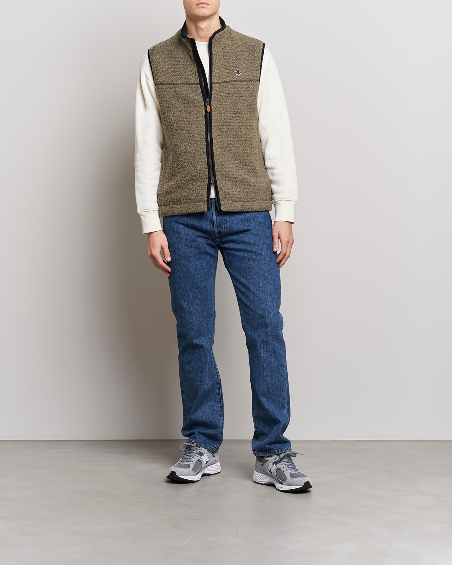 Herre | Veste | Morris | Whitfield Pile Vest Green
