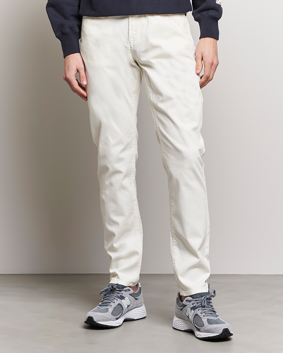 Herre | Bukser | Morris | James Structured 5-Pocket Trousers White
