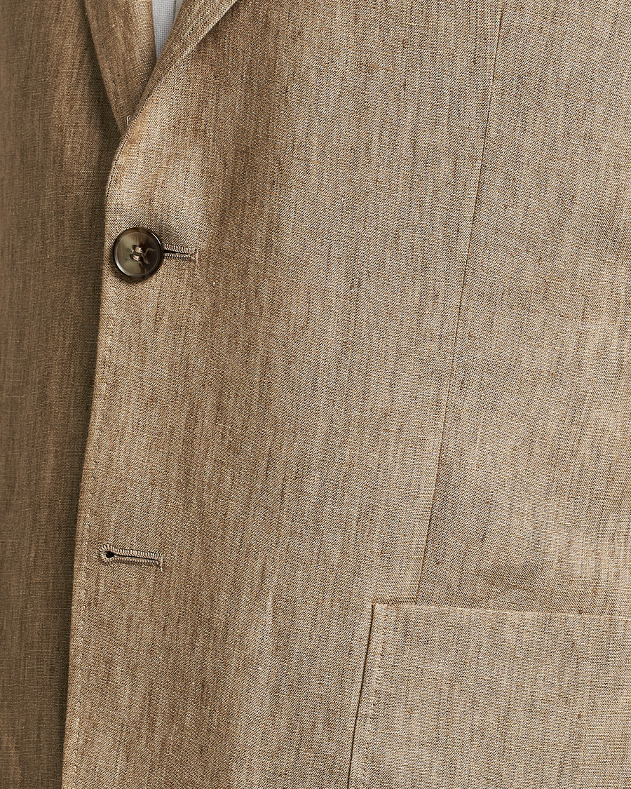 Herre | Blazere & jakker | Morris | Archie Linen Suit Blazer Khaki