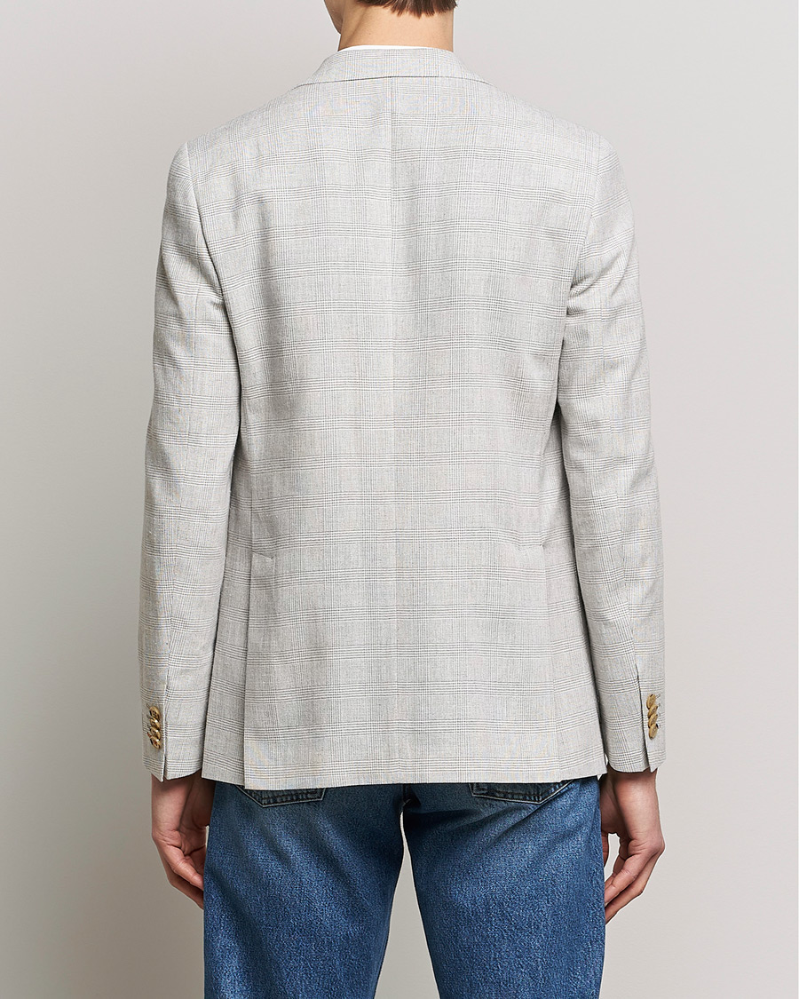 Herre | Blazere & jakker | Morris | Archie Glencheck Cotton Blazer Khaki