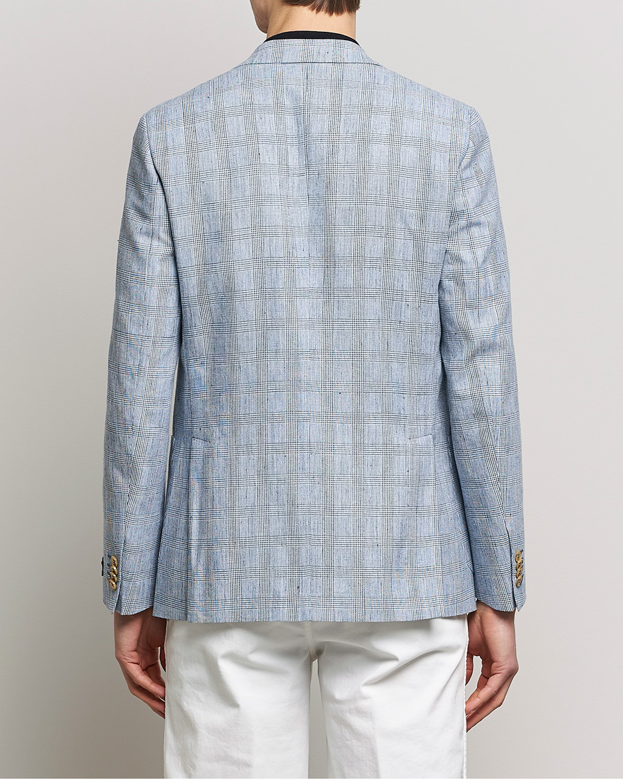 Herre | Blazere & jakker | Morris | Archie Glencheck Cotton Blazer Blue