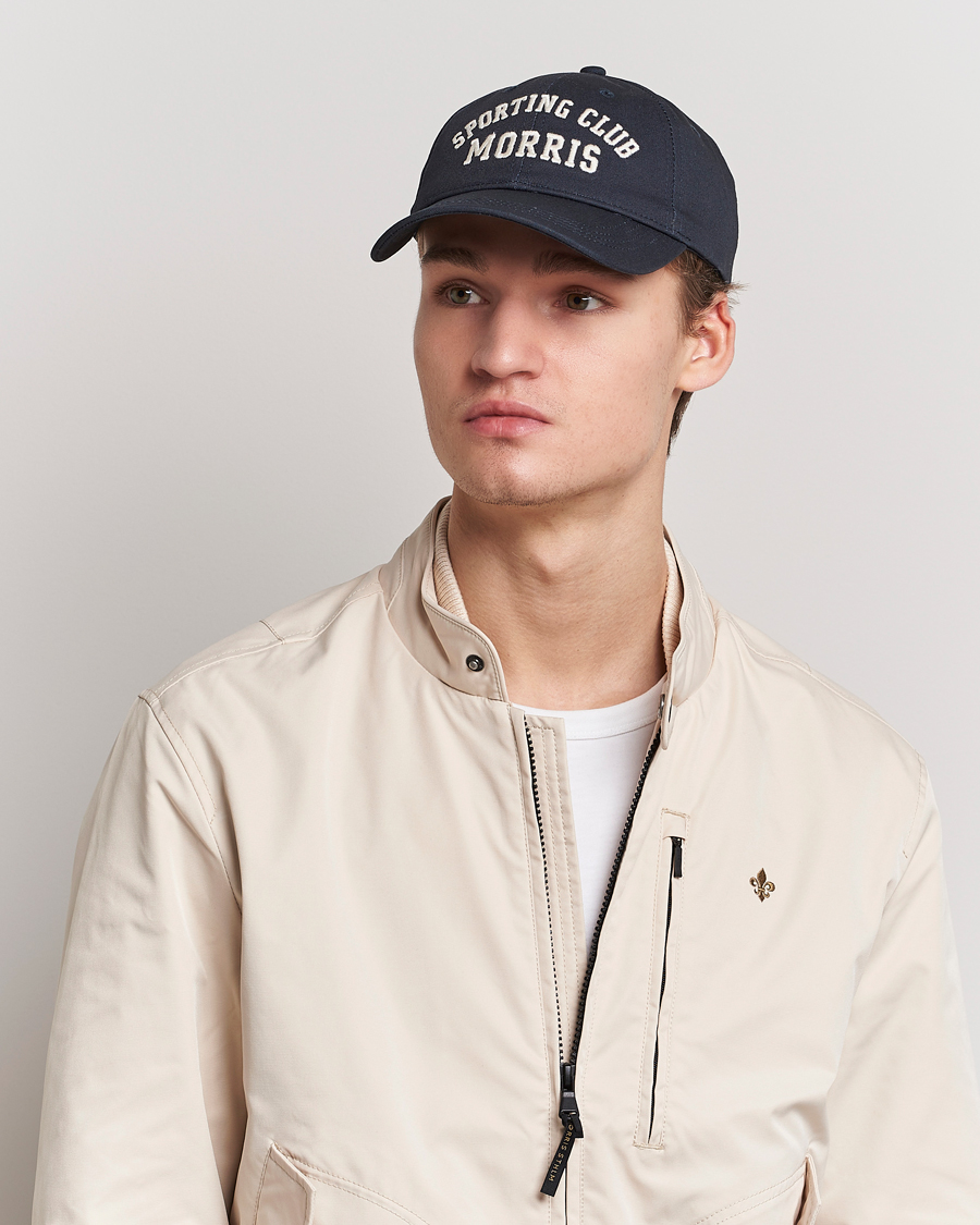 Herre | Morris Welton Cotton Cap Navy | Morris | Welton Cotton Cap Navy