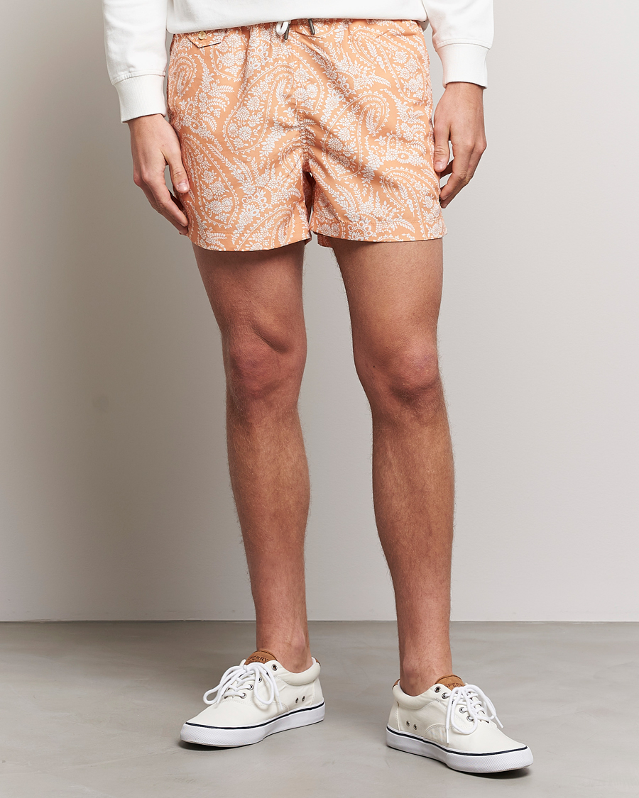 Herre | Badebukser | Morris | Paisley Bathing Trunks Orange