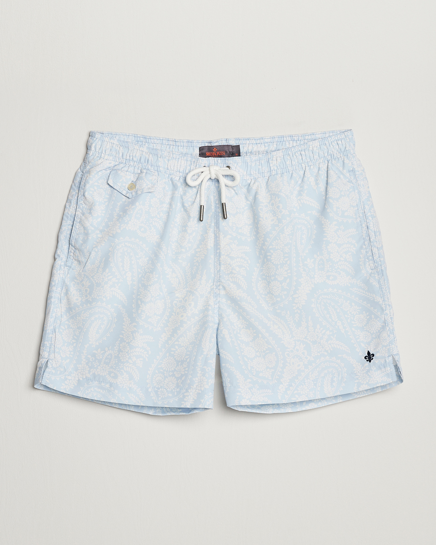 Herre | Badebukser | Morris | Paisley Bathing Trunks Light Blue