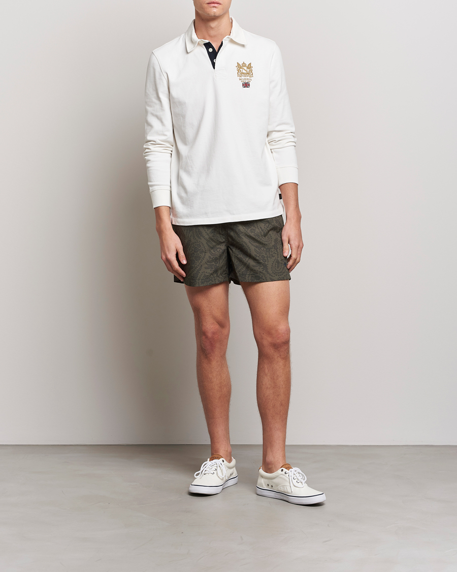 Herre | Badebukser | Morris | Paisley Bathing Trunks Olive