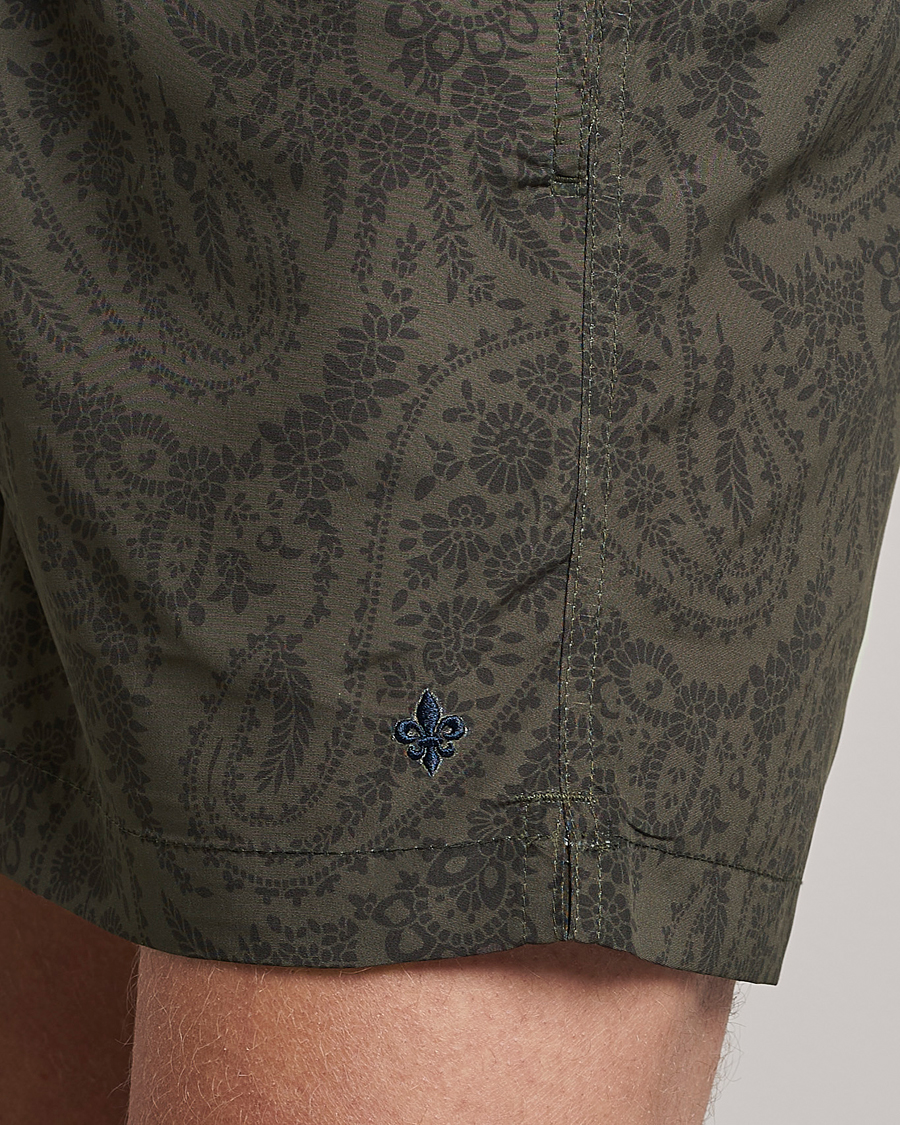 Herre | Badebukser | Morris | Paisley Bathing Trunks Olive