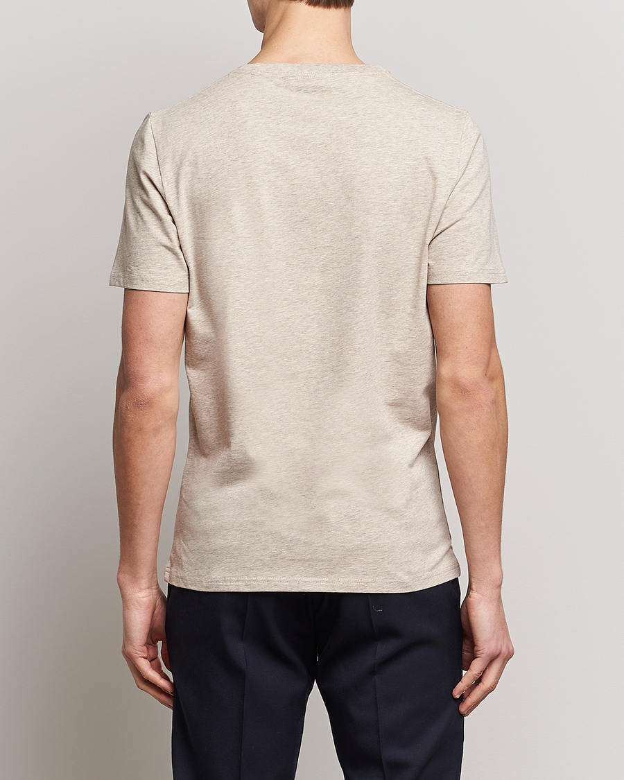 Herre | T-Shirts | Morris | James Cotton T-Shirt Beige