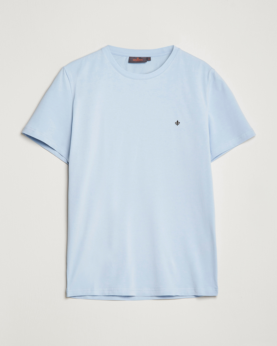 Herre | T-Shirts | Morris | James Cotton T-Shirt Light Blue