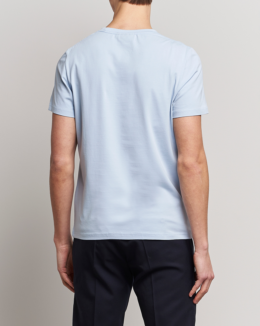 Herre | T-Shirts | Morris | James Cotton T-Shirt Light Blue