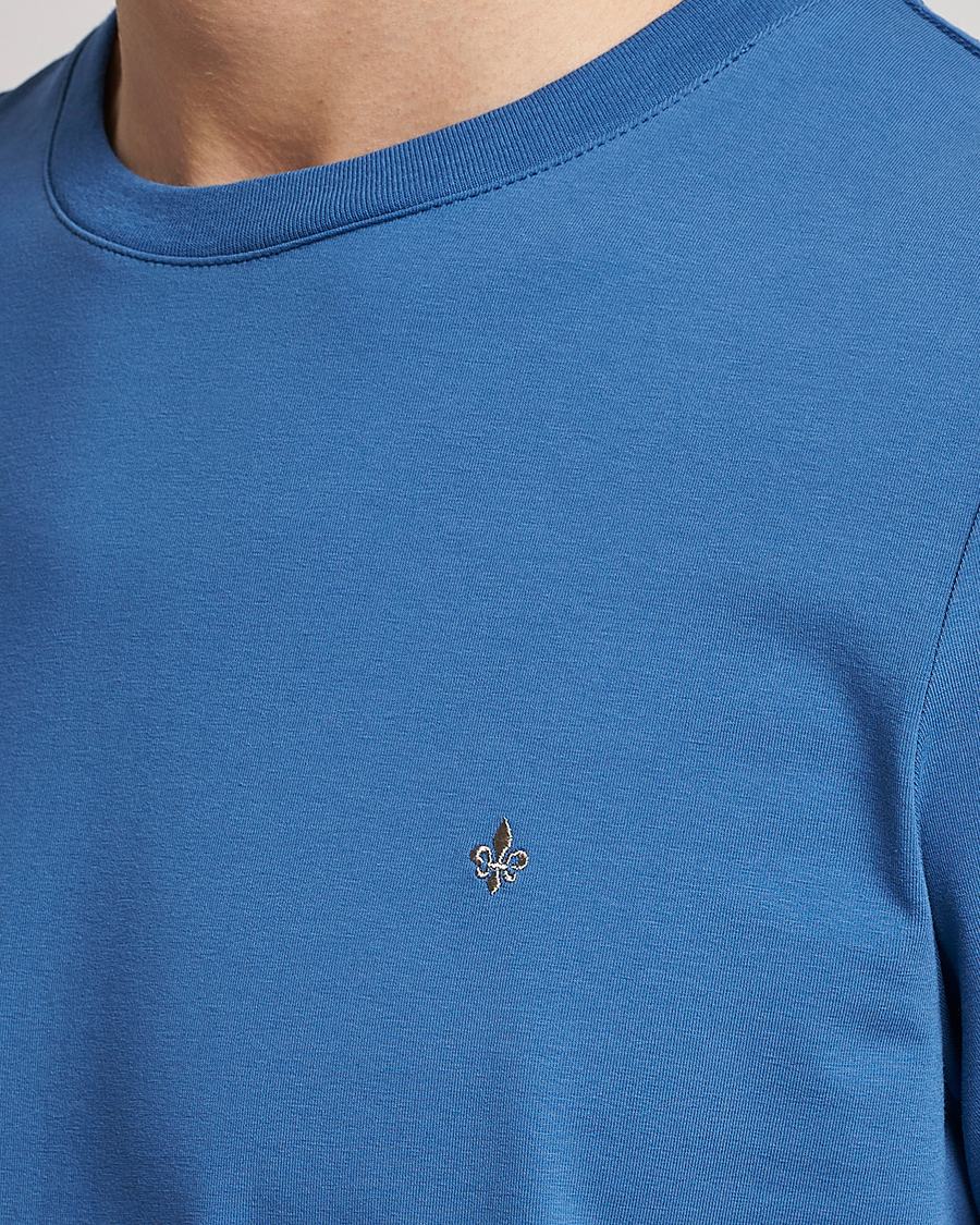 Herre | T-Shirts | Morris | James Cotton T-Shirt Blue
