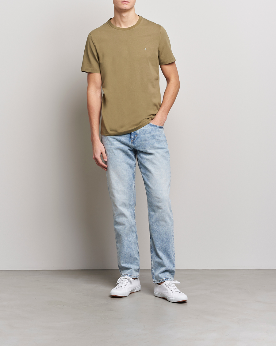 Herre | T-Shirts | Morris | James Cotton T-Shirt Olive