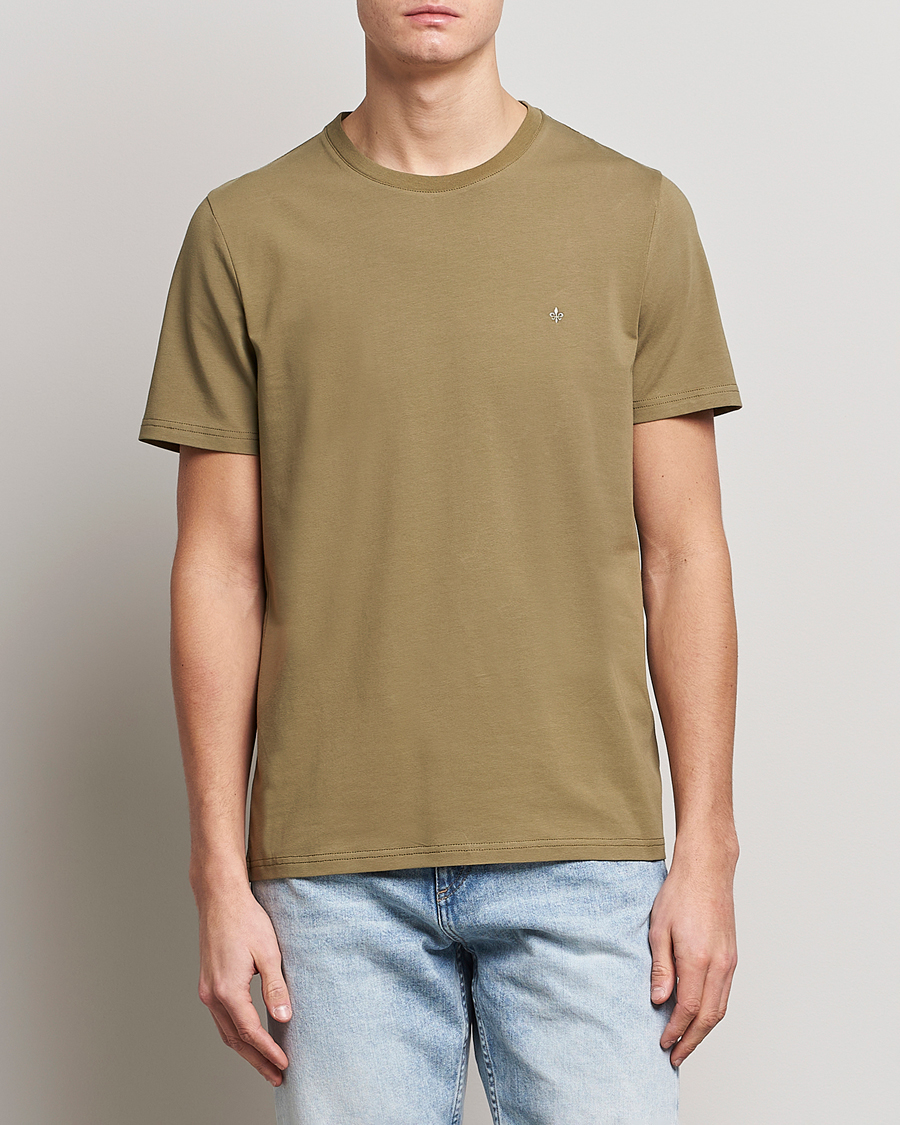 Herre | T-Shirts | Morris | James Cotton T-Shirt Olive