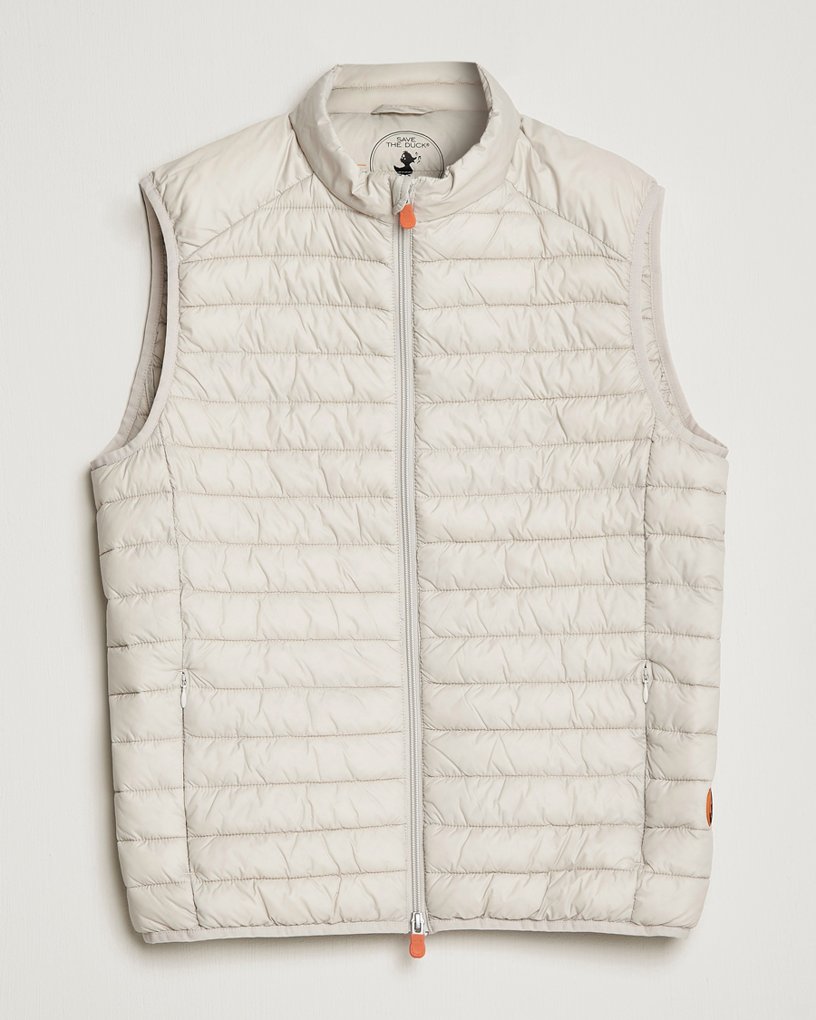 Herre | Veste | Save The Duck | Adamus Lightweight Padded Vest Rainy Beige