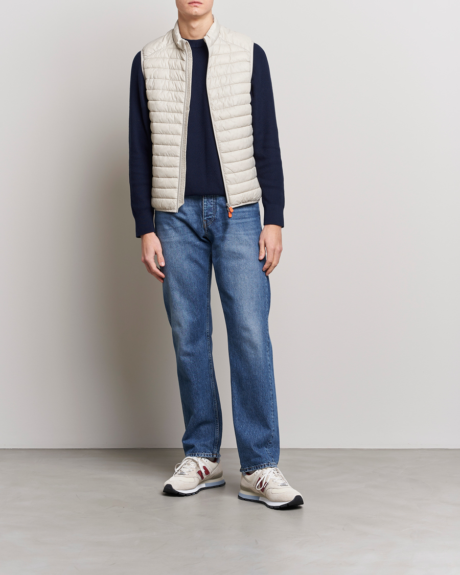 Herre | Veste | Save The Duck | Adamus Lightweight Padded Vest Rainy Beige