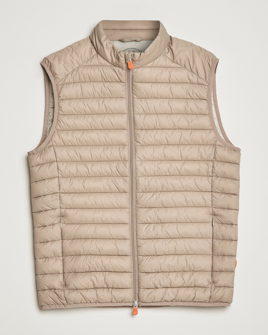 Herre | Veste | Save The Duck | Adamus Lightweight Padded Vest Dune Beige