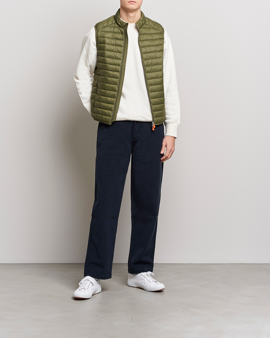 Herre | Veste | Save The Duck | Adamus Lightweight Padded Vest Dusty Olive
