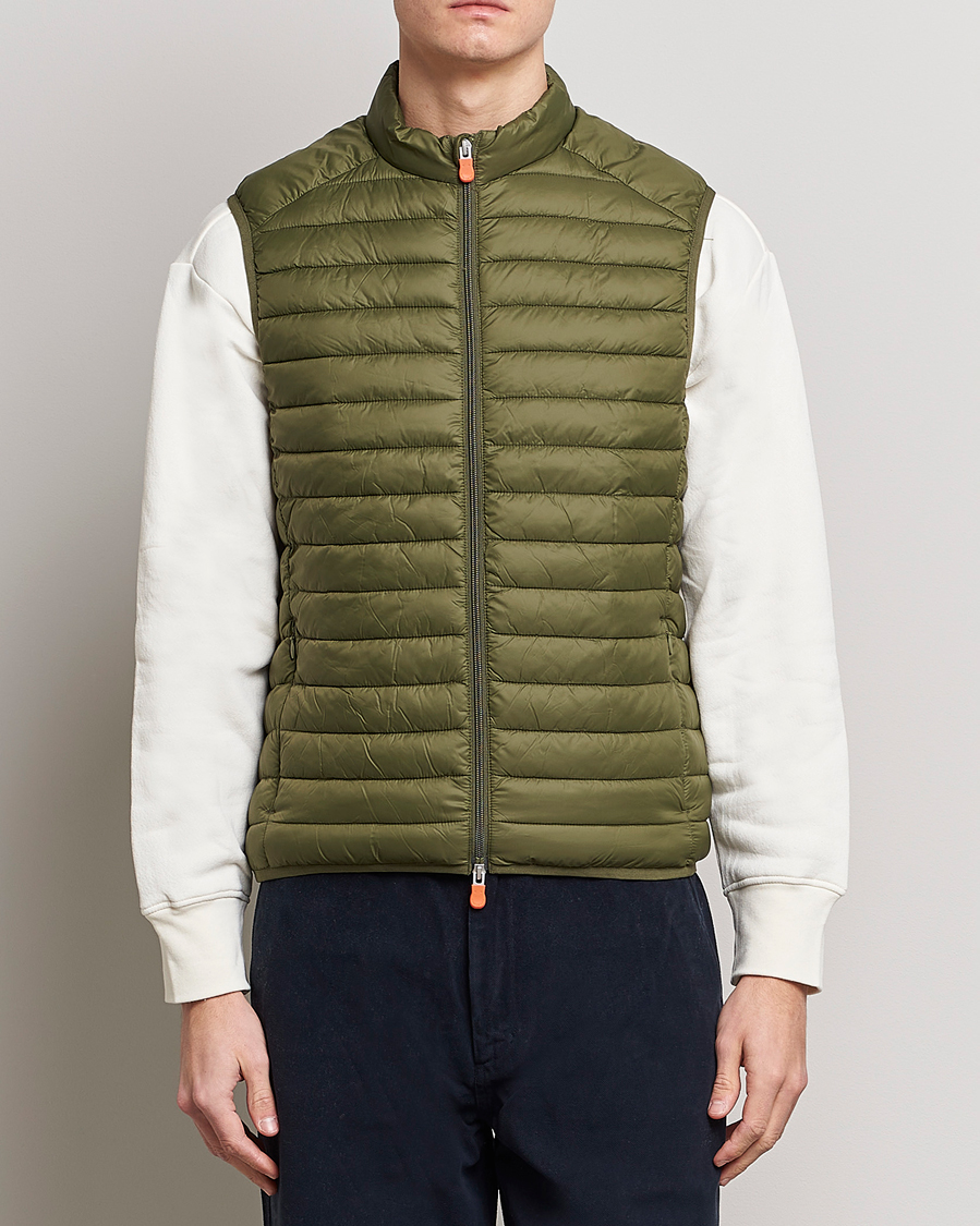Herre |  | Save The Duck | Adamus Lightweight Padded Vest Dusty Olive