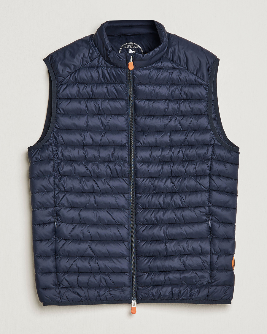 Herre | Veste | Save The Duck | Adamus Lightweight Padded Vest Blue Black