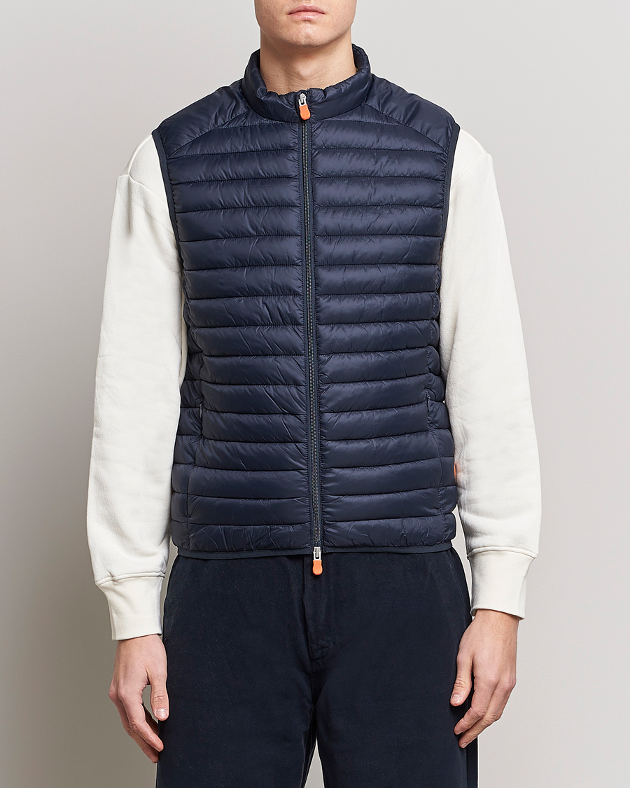Herre | Veste | Save The Duck | Adamus Lightweight Padded Vest Blue Black