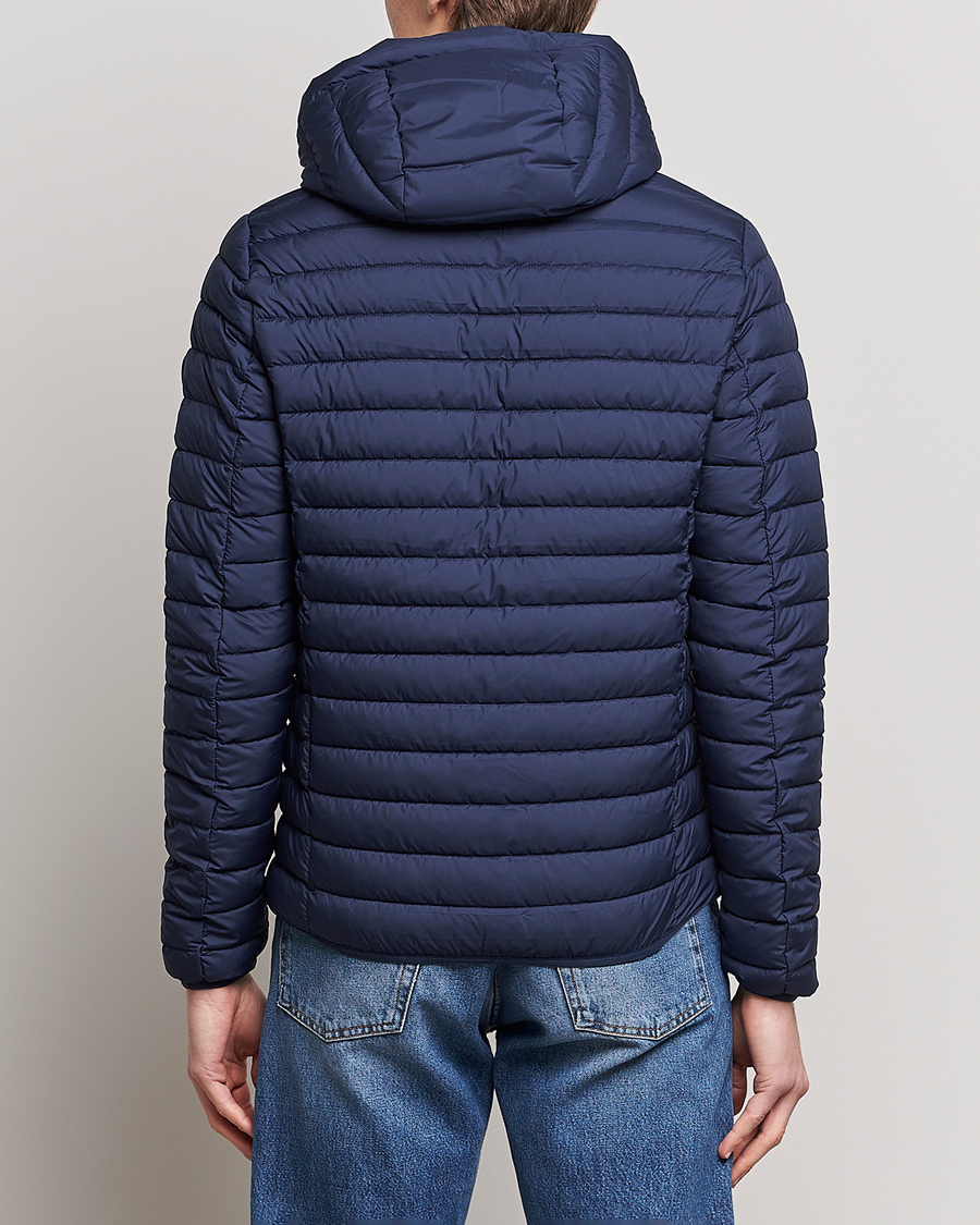 Herre | Jakker | Save The Duck | Luke Lightweight Matt Padded Hood Jacket Navy Blue
