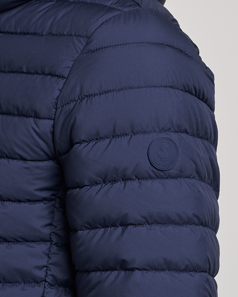 Herre | Jakker | Save The Duck | Luke Lightweight Matt Padded Hood Jacket Navy Blue