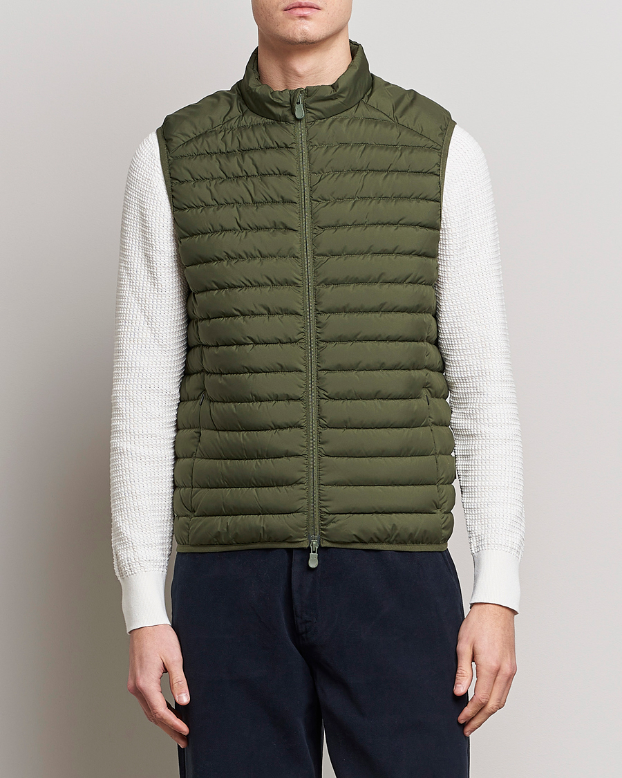 Herre |  | Save The Duck | Leonard Lightweight Matt Padded Vest Dusty Olive