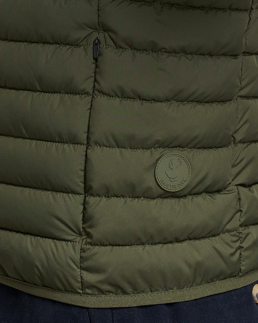 Herre | Veste | Save The Duck | Leonard Lightweight Matt Padded Vest Dusty Olive