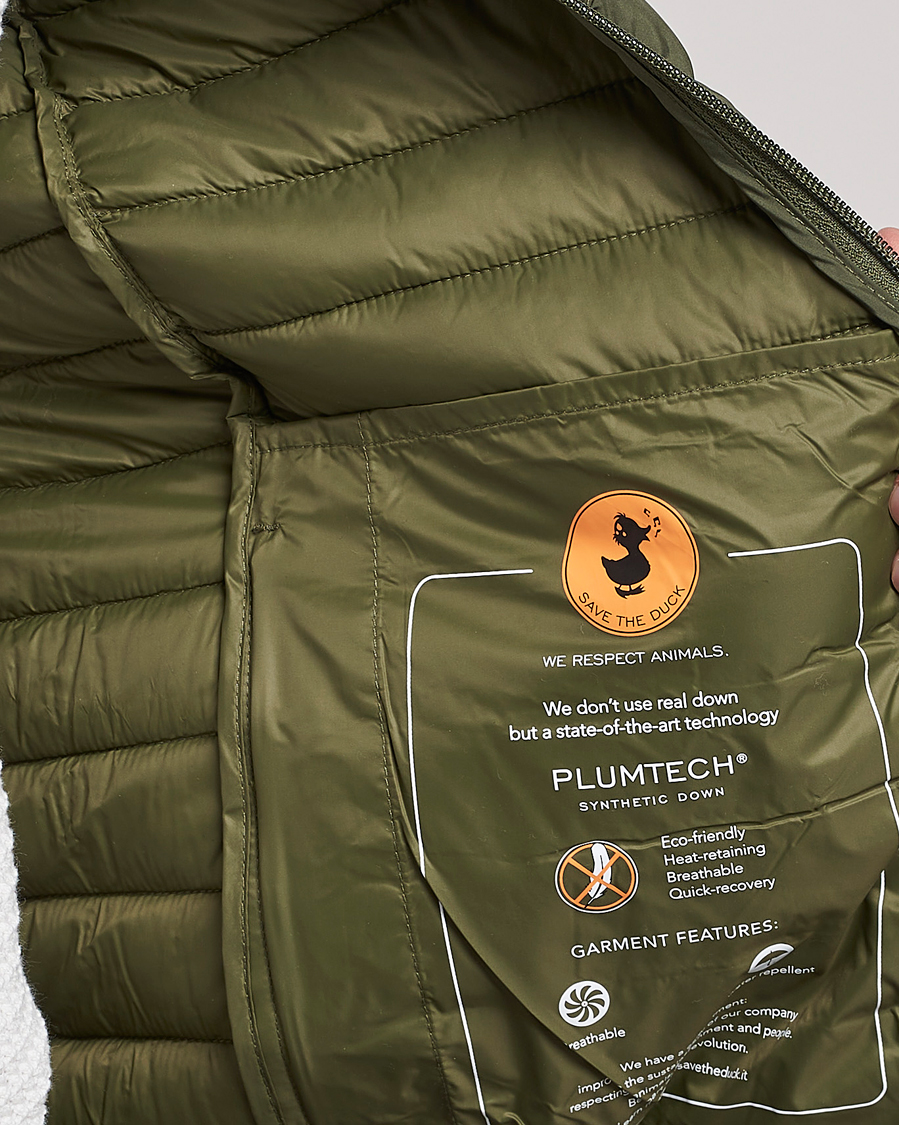 Herre | Veste | Save The Duck | Leonard Lightweight Matt Padded Vest Dusty Olive