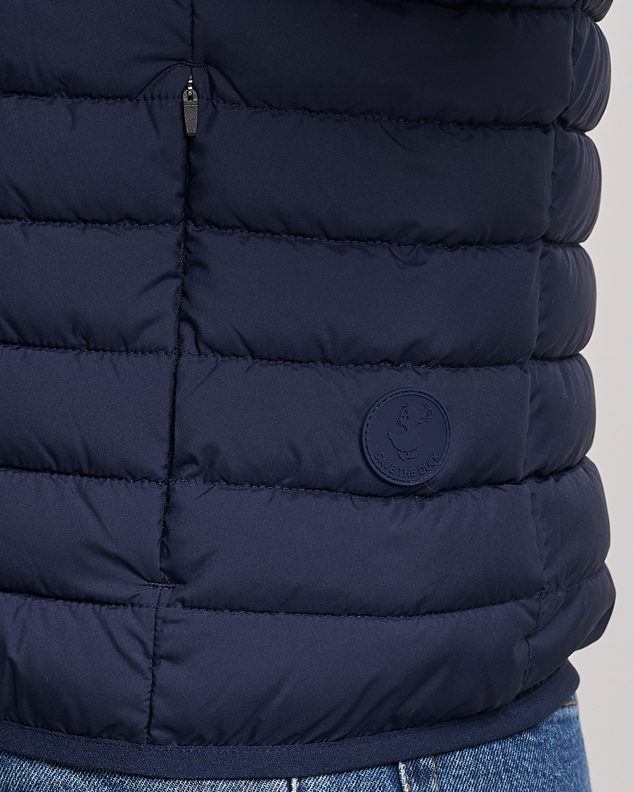Herre | Veste | Save The Duck | Leonard Lightweight Matt Padded Vest Navy Blue