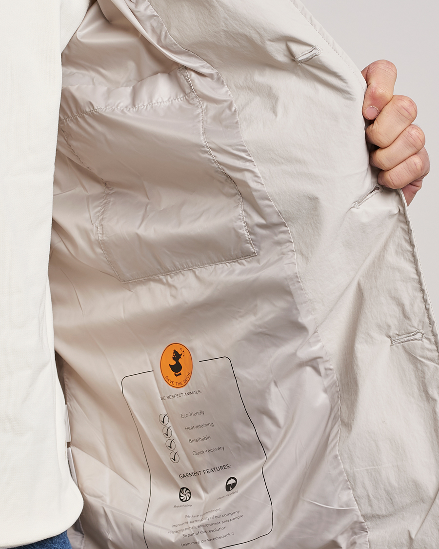Herre | Jakker | Save The Duck | Hamilton Recycled Nylon Coat Rainy Beige