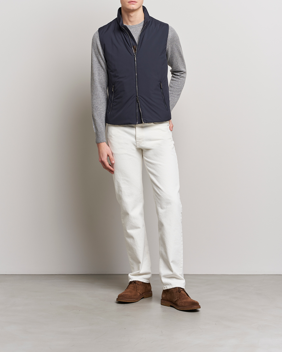Herre | Jakker | MooRER | Senio Padded Vest Navy