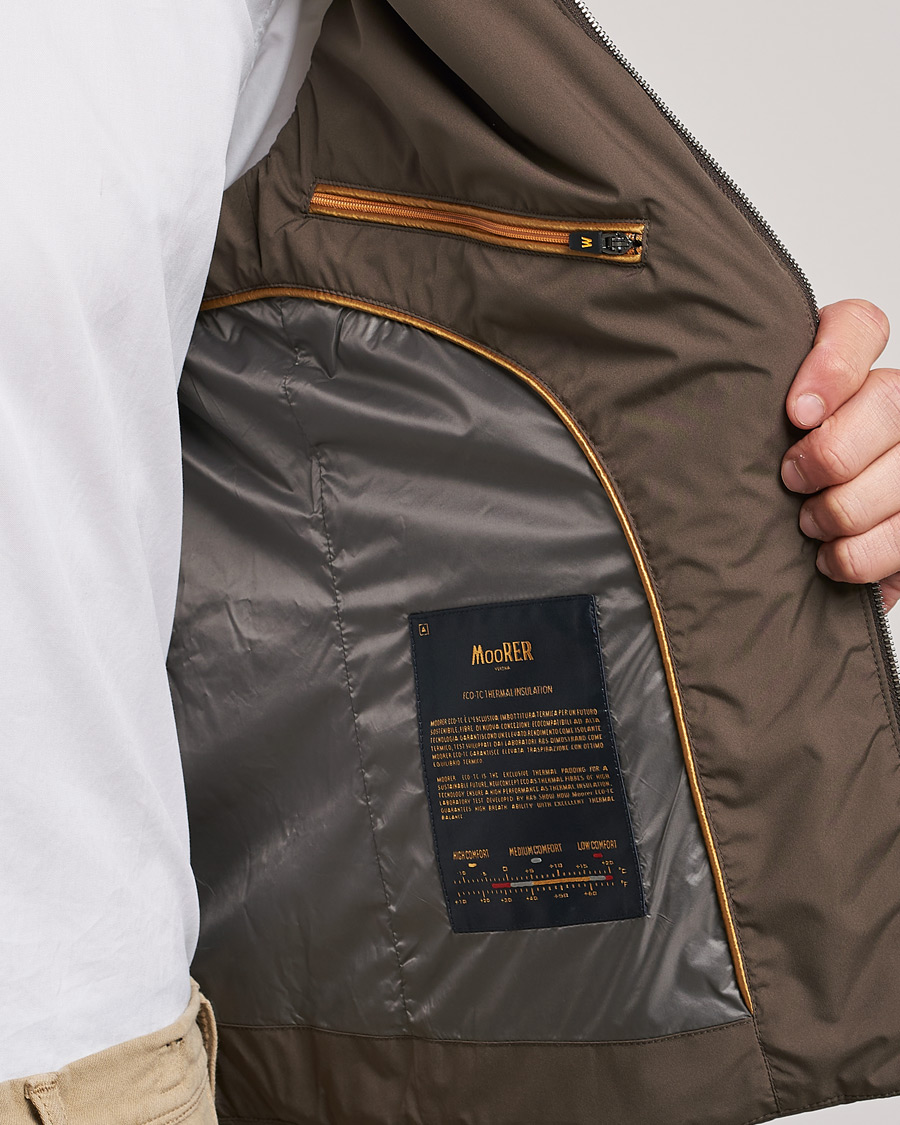 Herre | Veste | MooRER | Senio Padded Vest Brown
