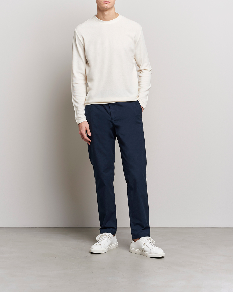 Herre | Trøjer | NN07 | Clive Knitted Sweater Egg White