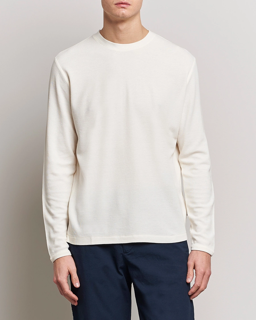 Herre | Trøjer | NN07 | Clive Knitted Sweater Egg White