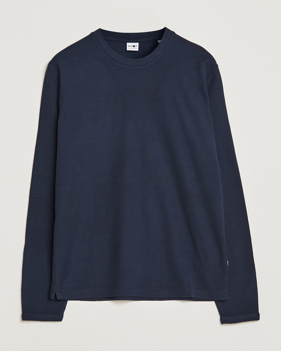 Herre | Trøjer | NN07 | Clive Knitted Sweater Navy Blue