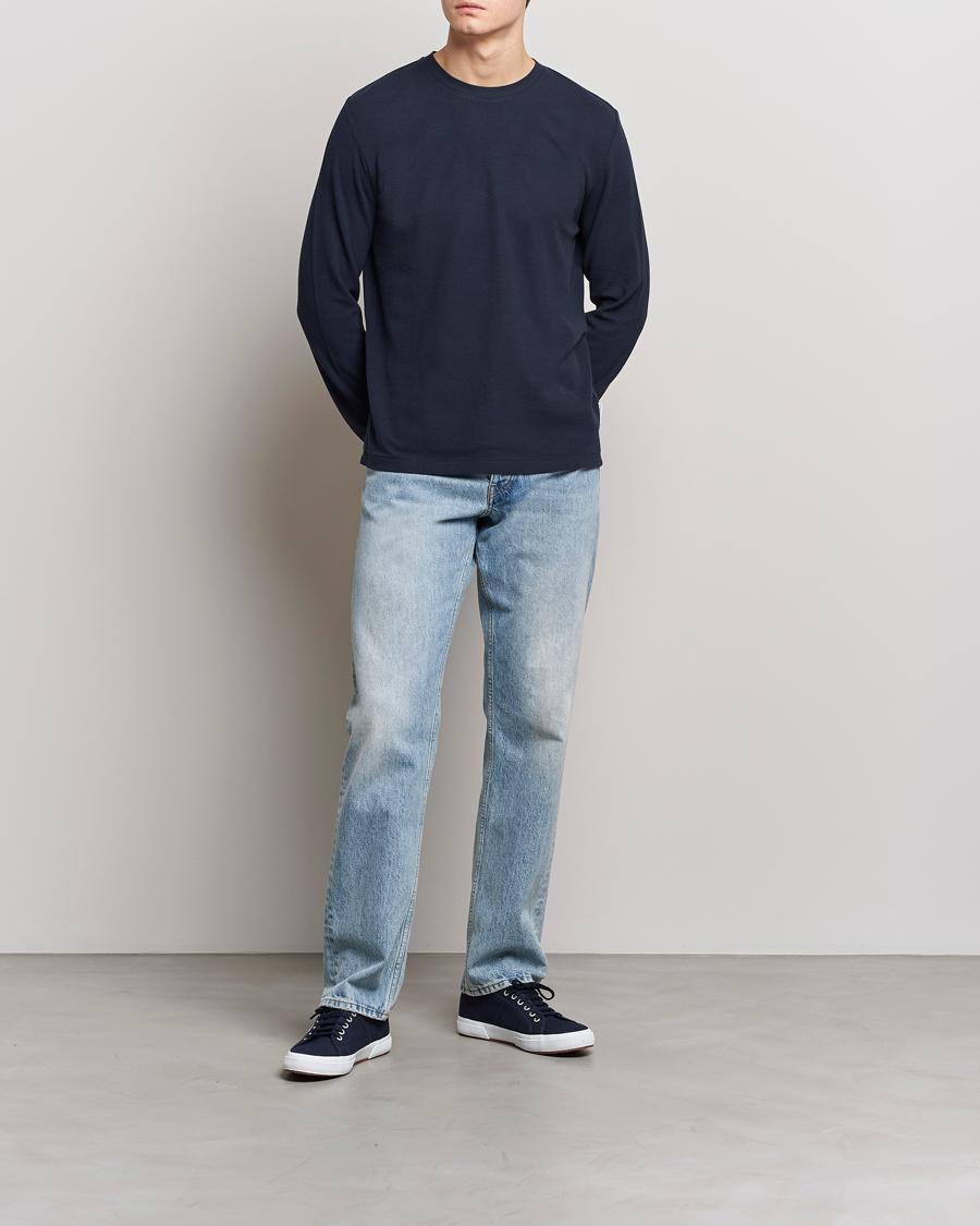 Herre | Trøjer | NN07 | Clive Knitted Sweater Navy Blue