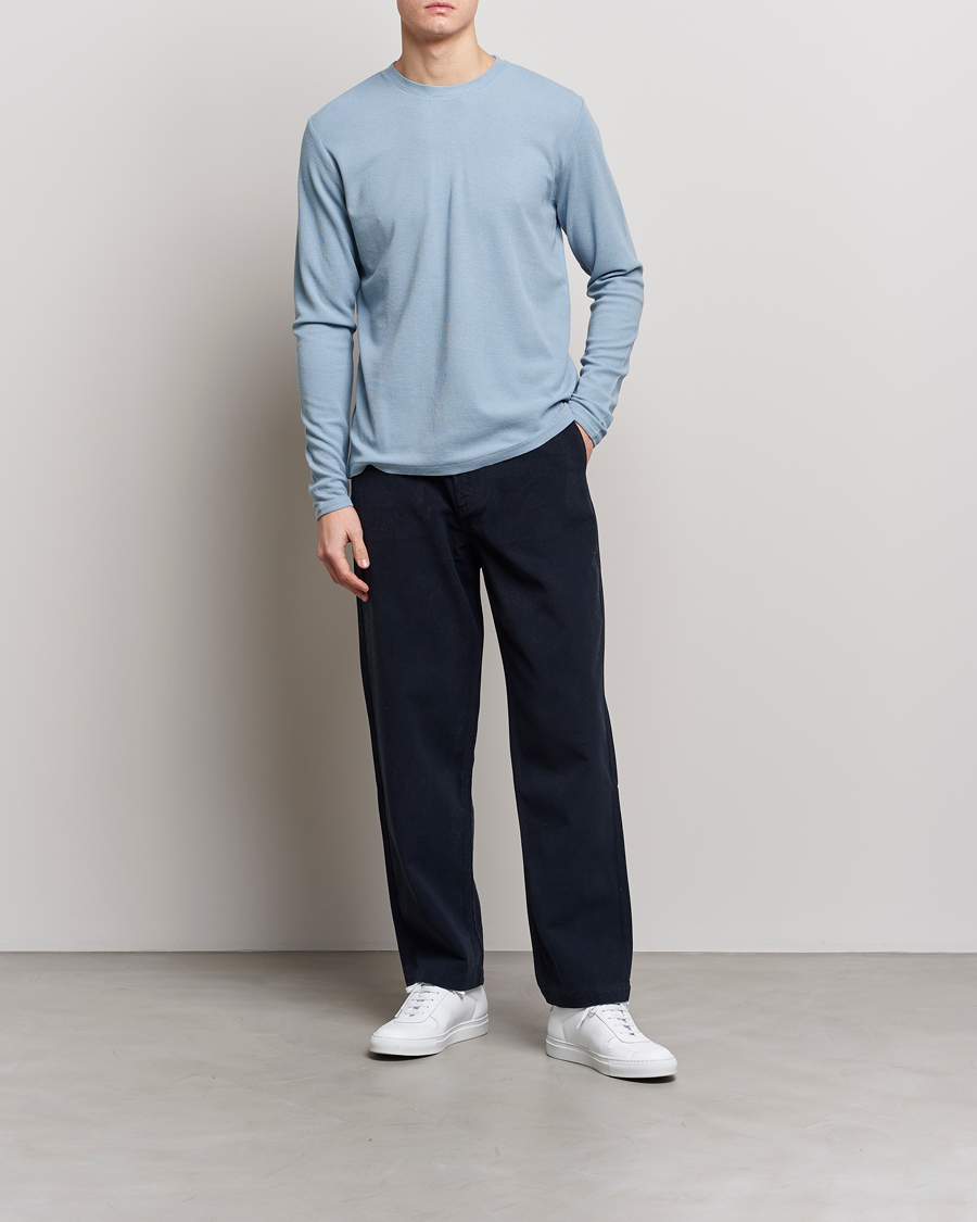 Herre | Trøjer | NN07 | Clive Knitted Sweater Ashley Blue