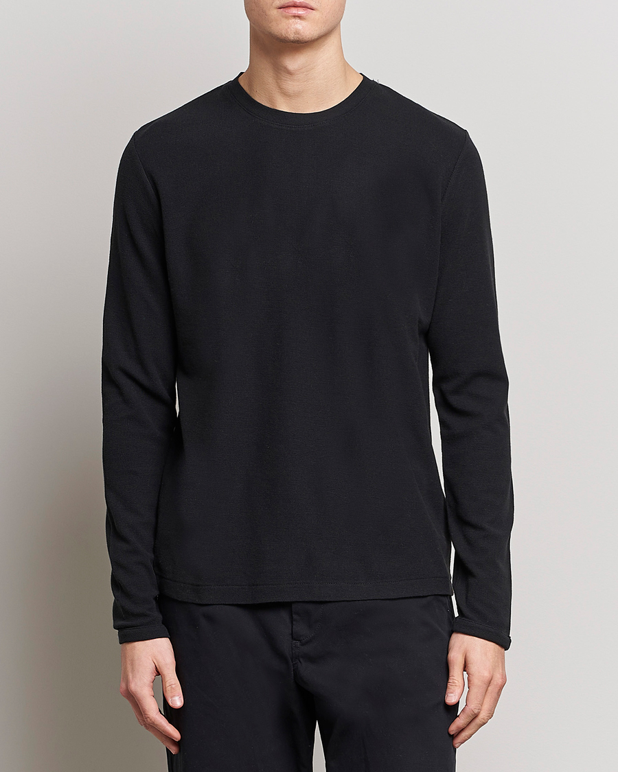 Herre | Pullovers med rund hals | NN07 | Clive Knitted Sweater Black