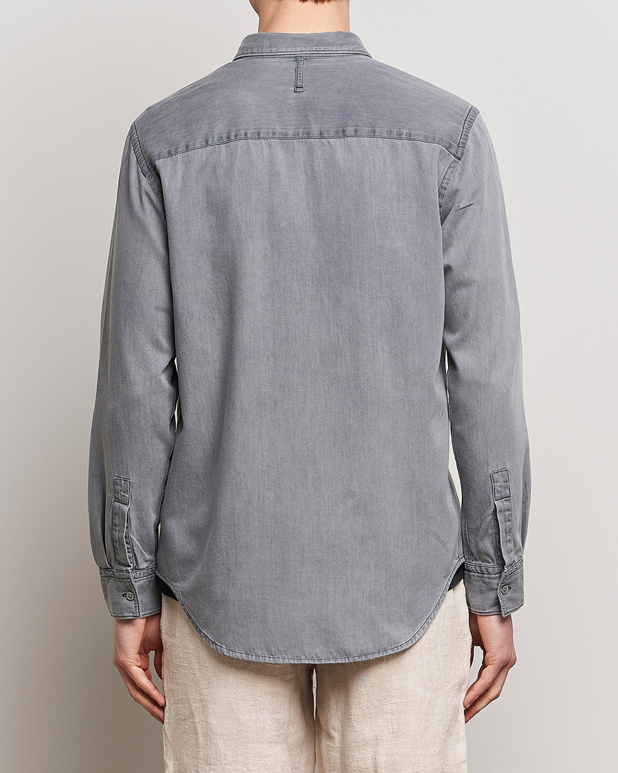 Herre | Skjorter | NN07 | Cohen Tencel Denim Shirt Grey Denim