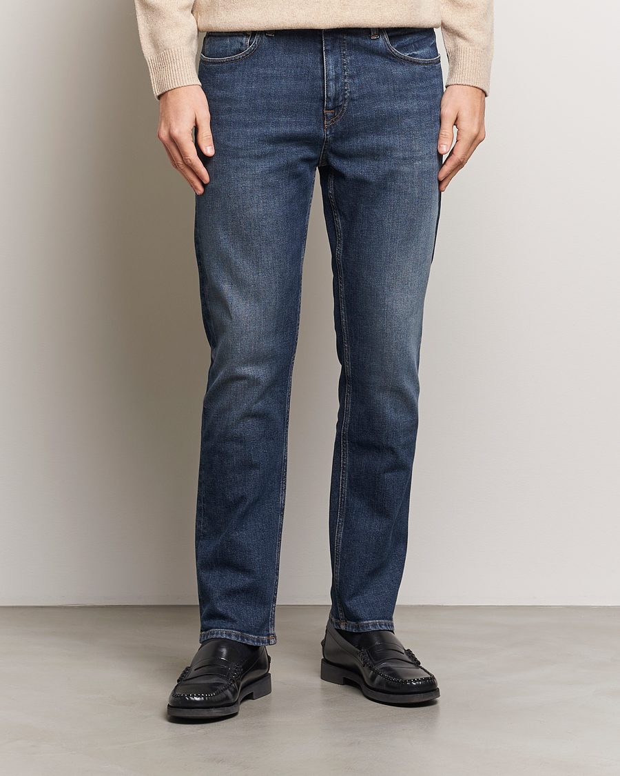 Herre | Straight leg | NN07 | Johnny Stretch Jeans Dark Denim