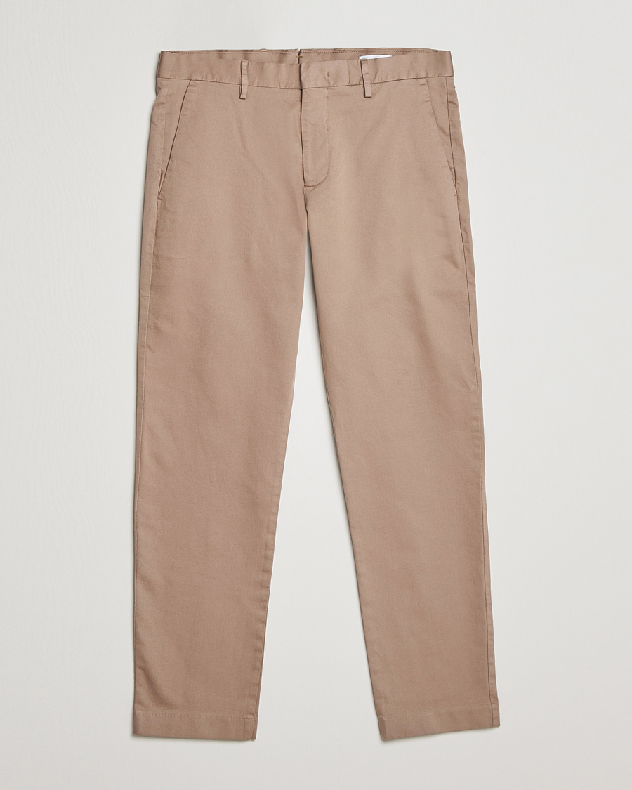 Herre | Bukser | NN07 | Theo Regular Fit Stretch Chinos Greige