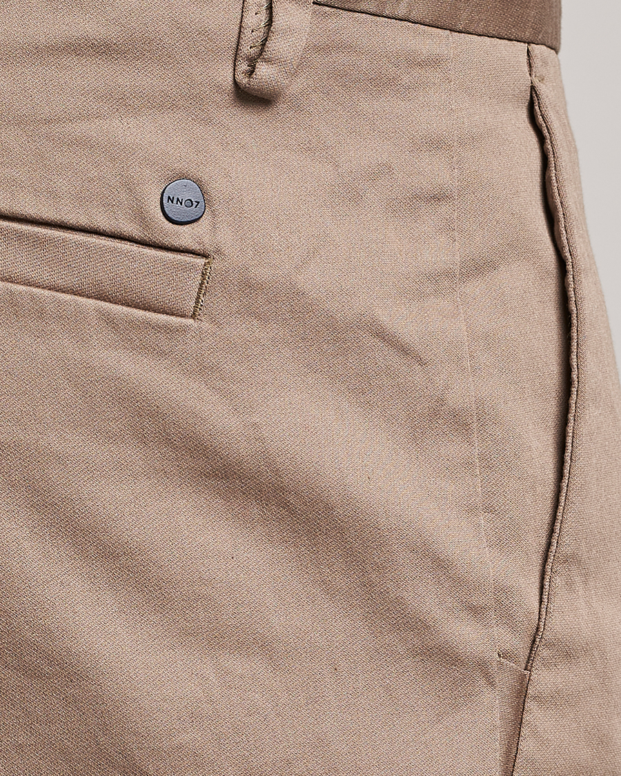 Herre | Bukser | NN07 | Theo Regular Fit Stretch Chinos Greige