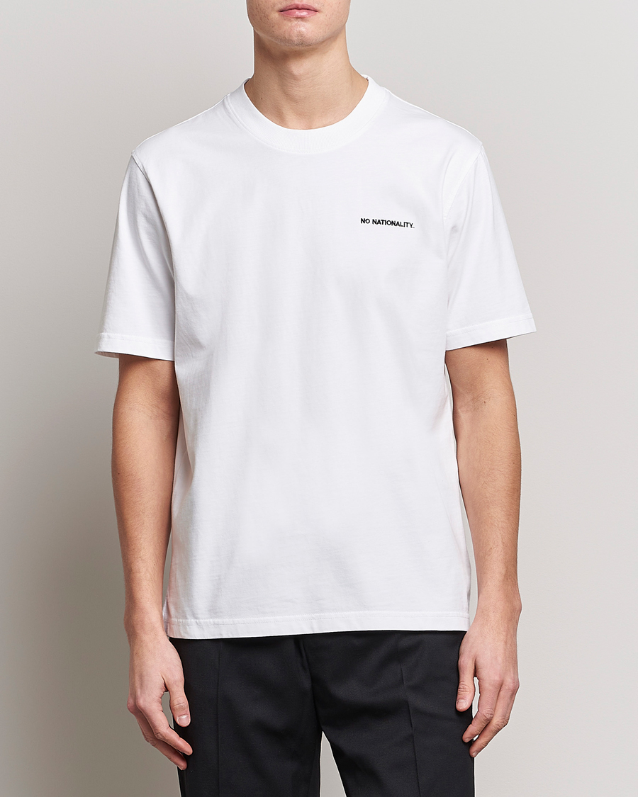 Herre | NN07 | NN07 | Adam Logo Crew Neck T-Shirt White