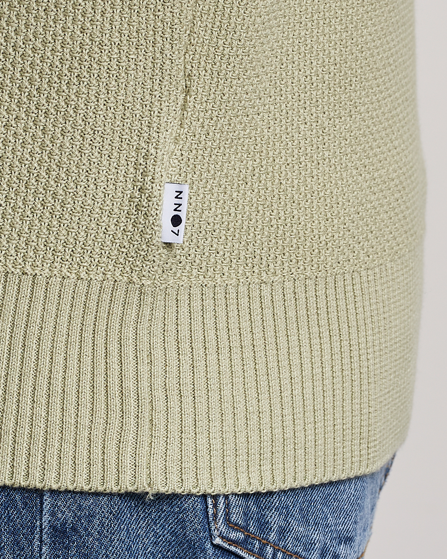 Herre | Trøjer | NN07 | Brandon Cotton Knitted Sweater Pale Green