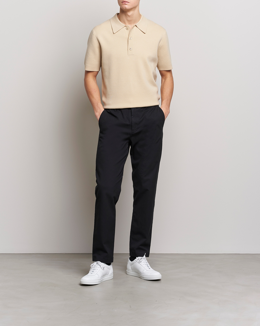 Herre | Polotrøjer | NN07 | Harald Knitted Polo Ecru
