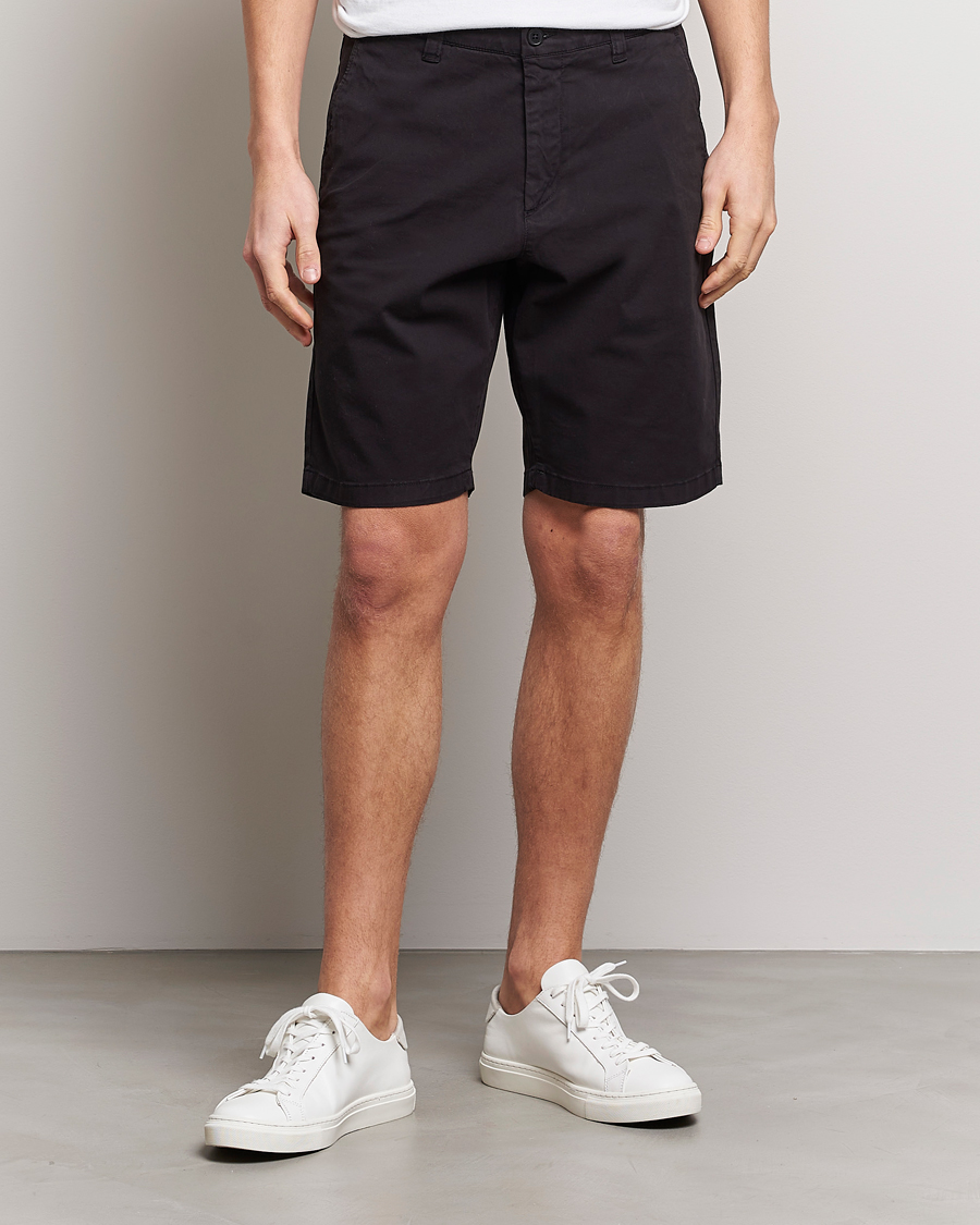 Herre | Chino shorts | NN07 | Crown Shorts Black