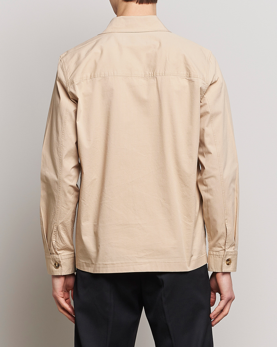 Herre | Skjorter | NN07 | Wilas Ripstop Overshirt Cream