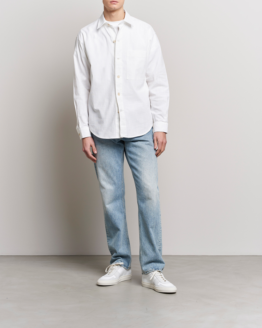 Herre | Skjorter | NN07 | Adwin Cotton Pocket Shirt Off White